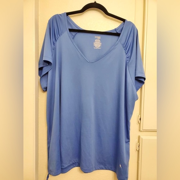 Blue Danskin Now Active Wear Shirt - Picture 1 of 4